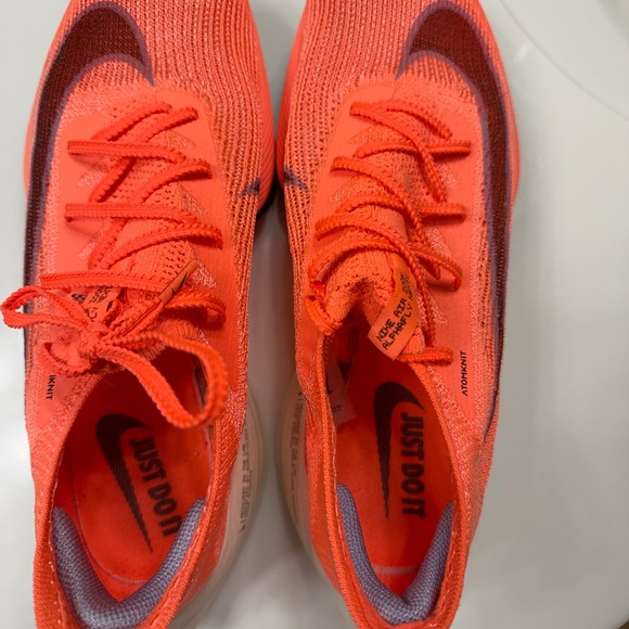 Nike ZoomX Orange Running Shoes - Picture 3 of 5